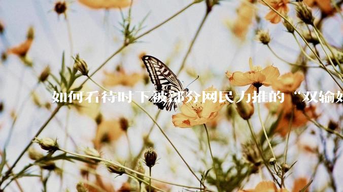 如何看待时下被部分网民力推的“双输好过单输”观念？