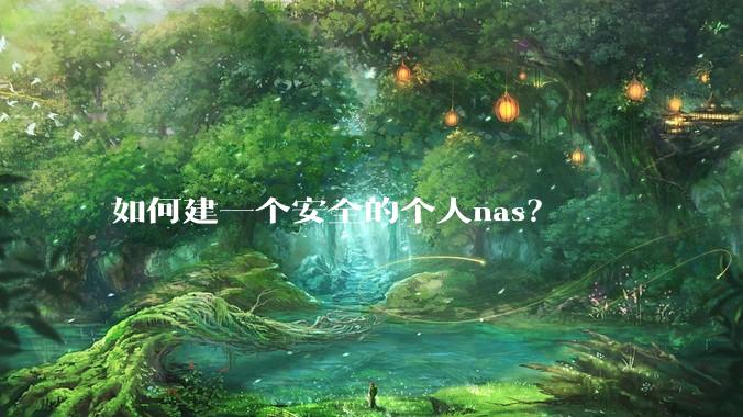 如何建一个安全的个人nas？
